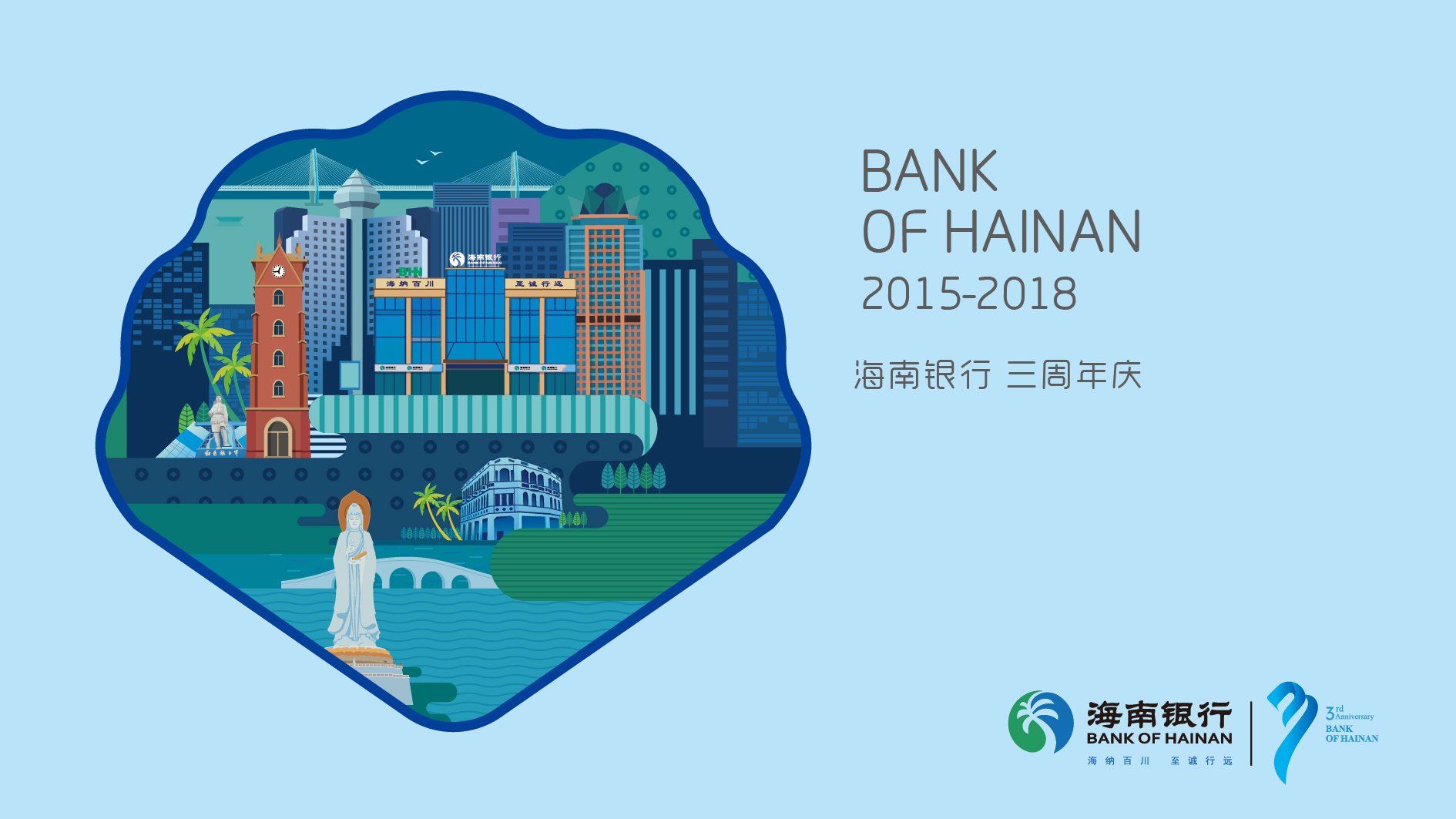 北京海南银行品牌形象宣传设计